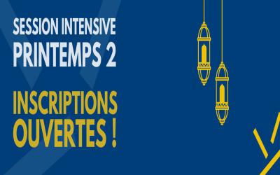 Cours de français - Session Printemps 2 - Adultes